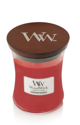 WoodWick Crimson Berries közepes illatgyertya